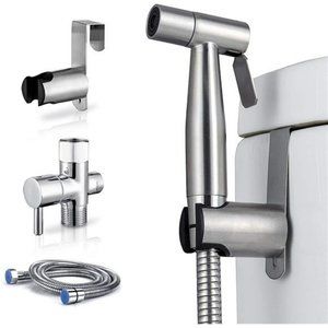 Handheld Bidet Sprayer -Adjustable Water Pressure Control with Bidet Hose